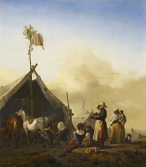 The Farrier of the Camp, 1650, Philips Wouwerman