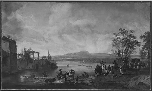 Rast auf der Hirschjagd, 1662, Philips Wouwerman