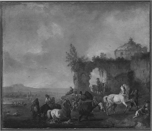 Watering Horses, , Philips Wouwerman