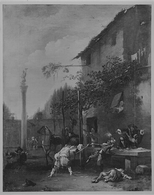 Blutiger Streit (Art des), 1643, Philips Wouwerman