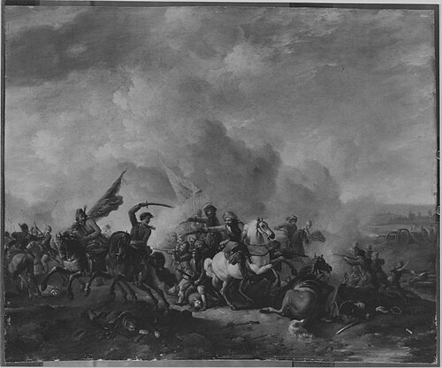 Reitergefecht (Kopie nach), 1643, Philips Wouwerman