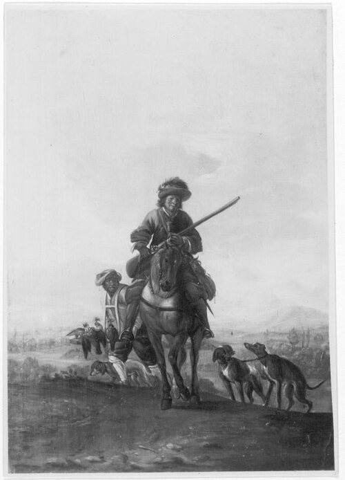 Auszug zur Falkenbeize (Kopie nach), 1643, Philips Wouwerman