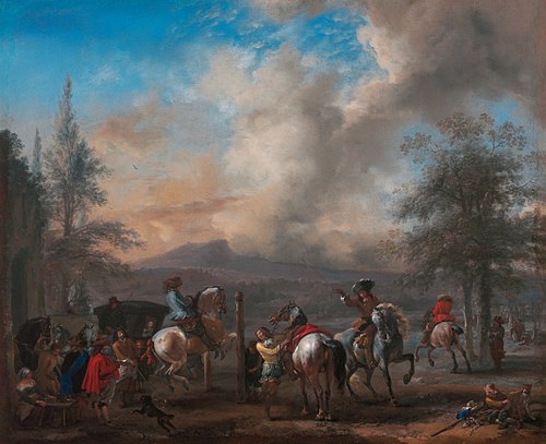 Riding School, 1668, Philips Wouwerman
