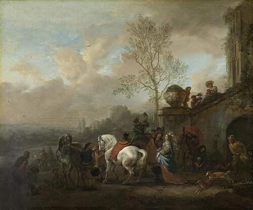 Starting for the Chase, 1655, Philips Wouwerman