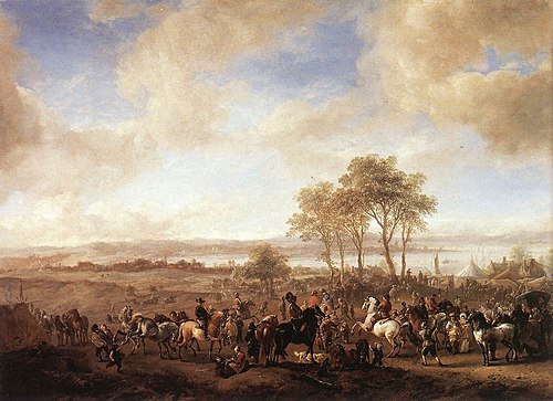 La Foire aux cheveaux, 1660, Philips Wouwerman