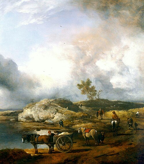 La chasse aux carnard, 1660, Philips Wouwerman