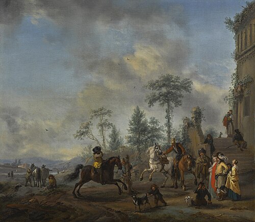 The Riding School, 1650, Philips Wouwerman