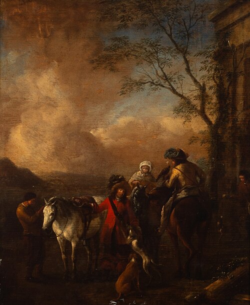 Rural Scene, 1650, Philips Wouwerman