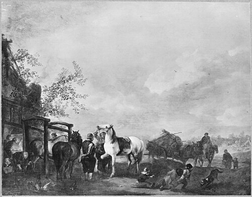 The Farrier's Shop, 1660, Philips Wouwerman