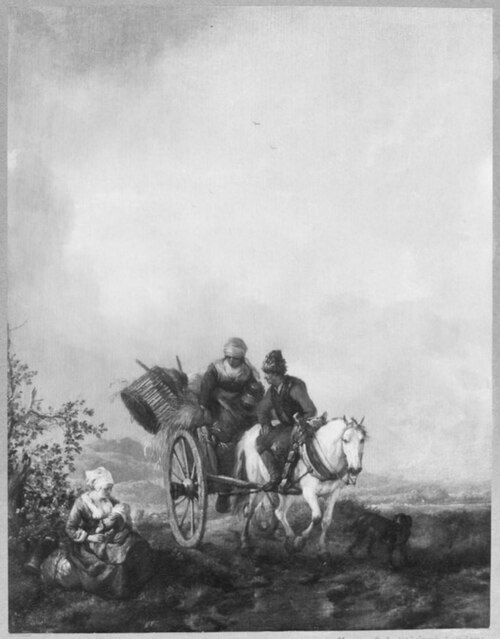 Returning from Market, 1660, Philips Wouwerman