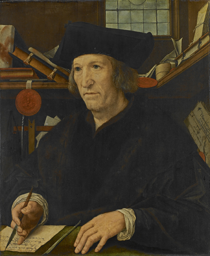 Portrait d'un secrétaire de Charles Quint, 1530, Bernard van Orley