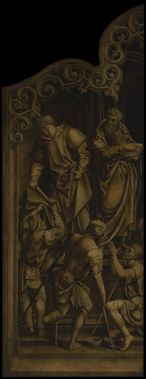 Saint Martin and Saint Mark, 1521, Bernard van Orley