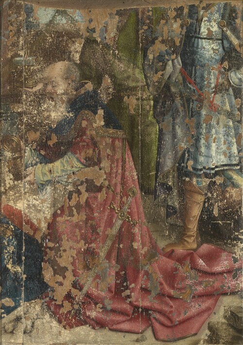 Aanbidding door de koningen, , Bernard van Orley