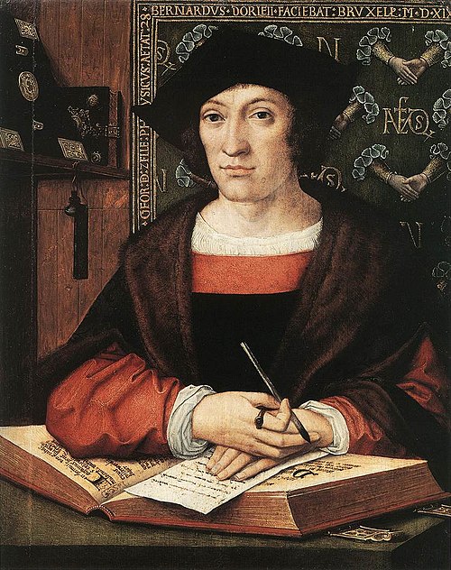 Portrait du médecin Joris van Zelle, 1519, Bernard van Orley