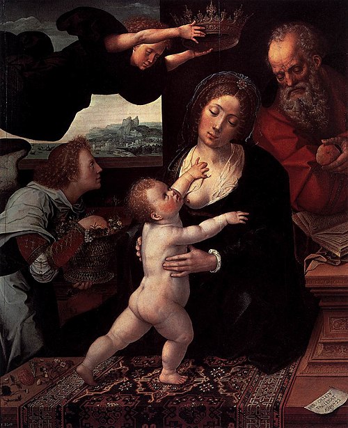 La Sainte Famille, 1522, Bernard van Orley