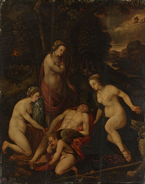 The Death of Adonis, 1535, Bernard van Orley