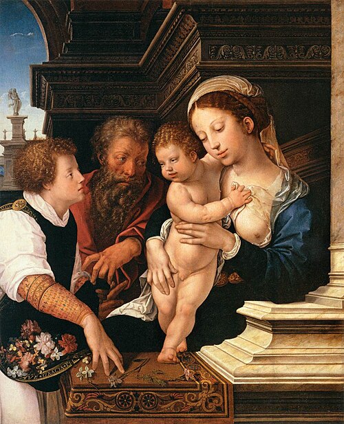 La Sainte Famille, 1521, Bernard van Orley