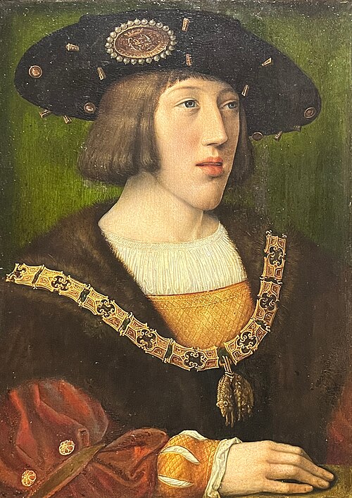 Charles Quint jeune, 1515, Bernard van Orley