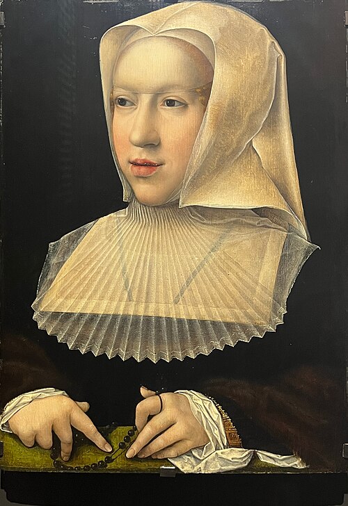 Portrait de Marguerite d'Autriche, 1525, Bernard van Orley