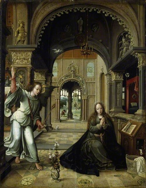 L'Annonciation, , Bernard van Orley