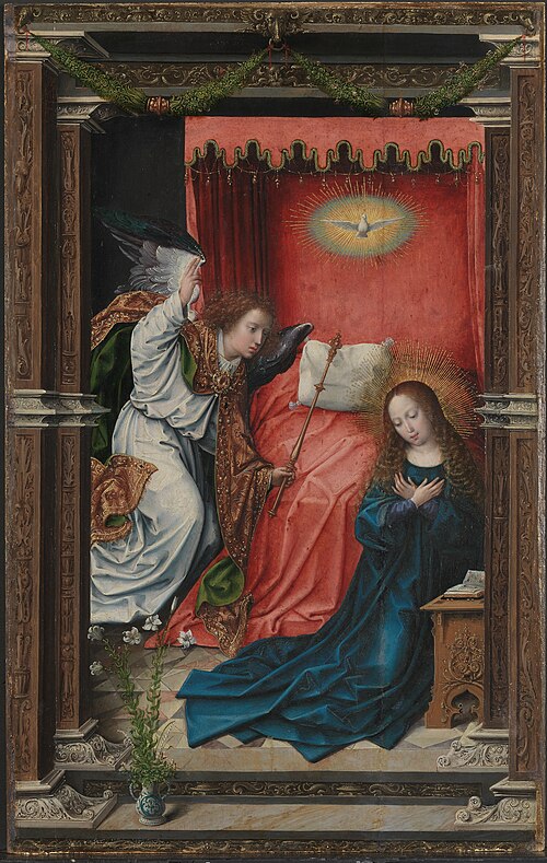 The Annunciation, 1518, Bernard van Orley