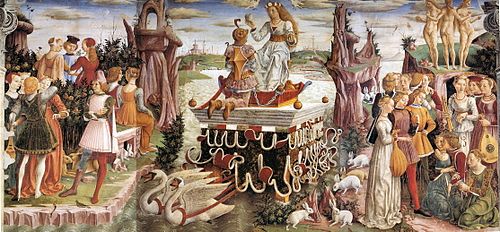 Le Triomphe de Vénus, 1470, Francesco del Cossa
