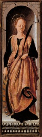 Saint Catherine and Saint Clare, 1470, Francesco del Cossa