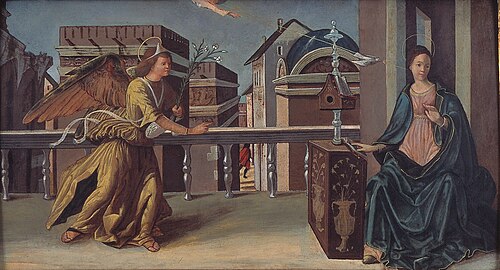 De annunciatie, 1487, Francesco del Cossa