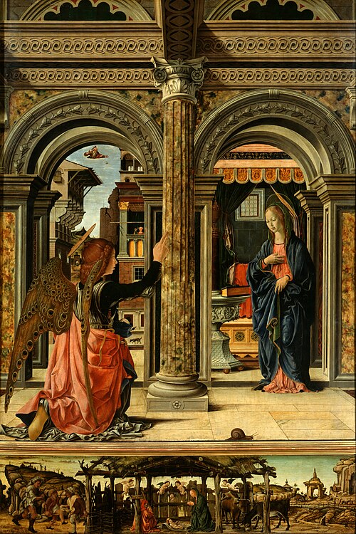 L'Annonciation, 1470, Francesco del Cossa