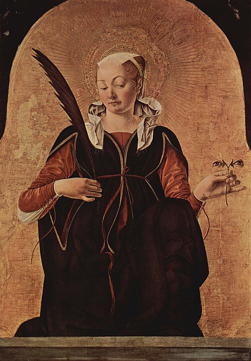 Sainte Lucie, 1472, Francesco del Cossa