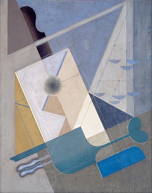 Kompozycja 215A, 1936, Karol Hiller