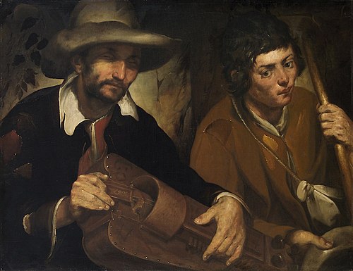 Blind hurdy-gurdy player, 1640, Francisco de Herrera le Vieux