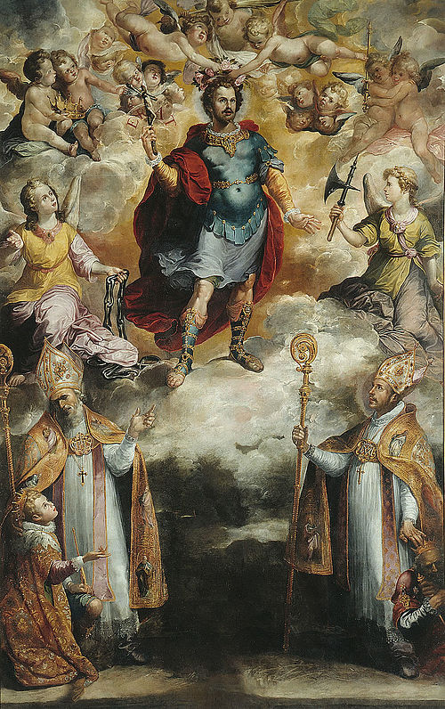 St. Hermenegild's apotheosis, 1620, Francisco de Herrera le Vieux