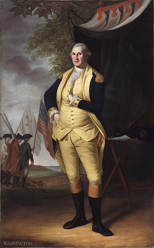 George Washington (1732-1799), 1784, Charles Willson Peale