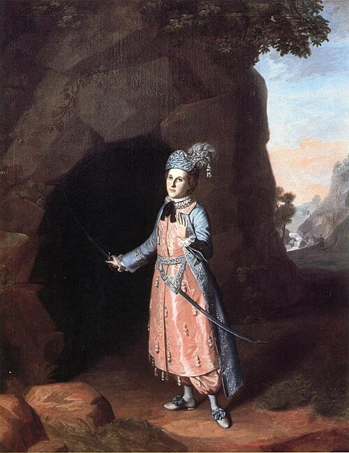 Nancy Hallam as Fidele in Shakespeare's Cymbeline., 1771, Charles Willson Peale