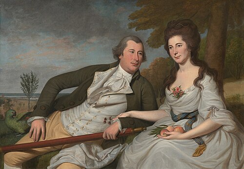 Benjamin and Eleanor Ridgely Laming, 1788, Charles Willson Peale