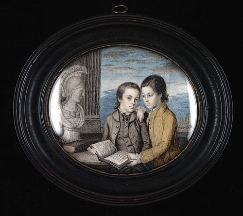 Matthias and Thomas Bordley, 1767, Charles Willson Peale