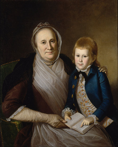 Mrs. James Smith and Grandson, 1776, Charles Willson Peale