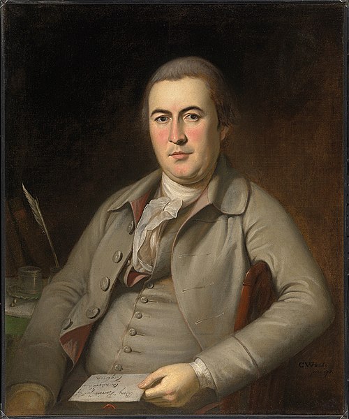 Benjamin Harrison, Jr., 1783, Charles Willson Peale