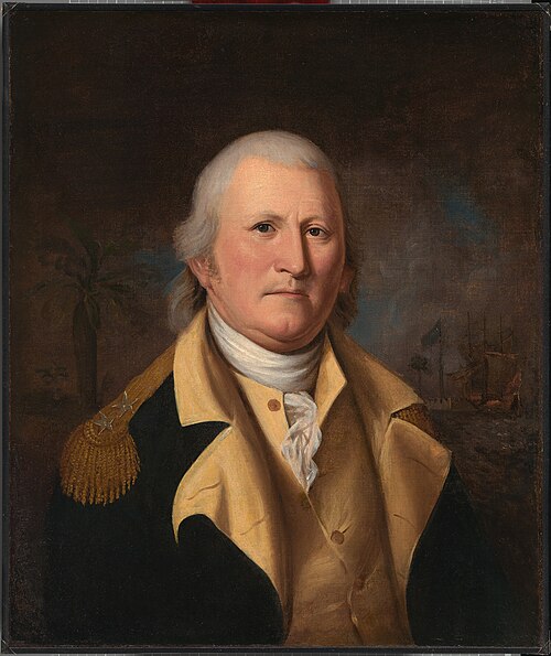 William Moultrie, 1782, Charles Willson Peale