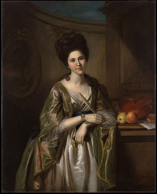 Mrs. Walter Stewart (Deborah McClenachan) (1763-1823), 1782, Charles Willson Peale