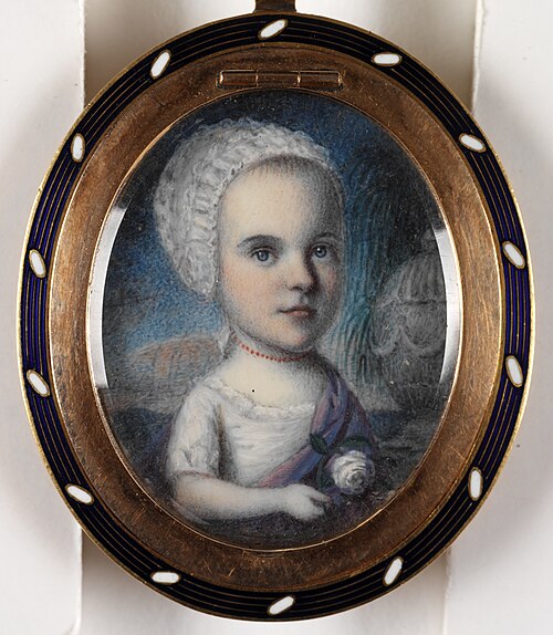 Portrait of Lydia Henchman Hancock, 1777, Charles Willson Peale