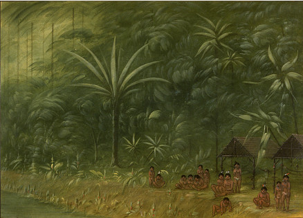 Encampment of Cocomas - Looking Ashore, 1861, George Catlin