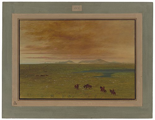 Grand Lavoir, Pampa del Sacramento, 1861, George Catlin