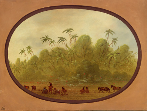 Halting to Make a Sketch, 1866, George Catlin
