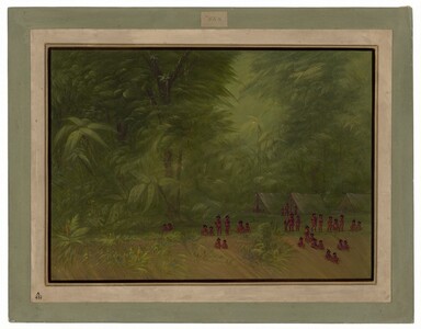 Indian Camp in the Forest, 1861, George Catlin
