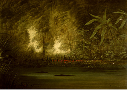 A Lagoon of the Upper Amazon, 1871, George Catlin