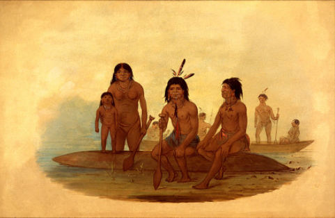 Marahua Indians, 1869, George Catlin
