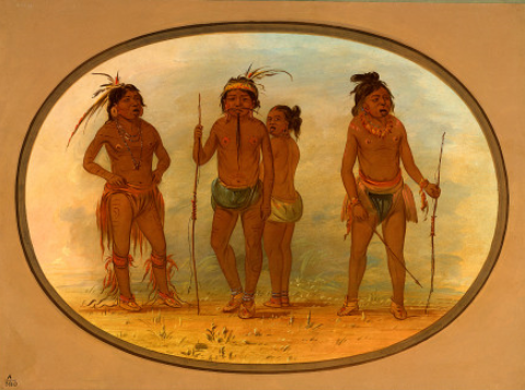 Members of the Botocudo Tribe, 1867, George Catlin