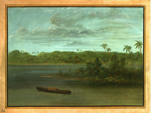 Mouth of the Rio Purus, 1876, George Catlin